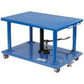 Global Industrial Work Positioning Post Lift Table Foot Control, 30x24 Platform, 2000 Lb. Capacity 241381